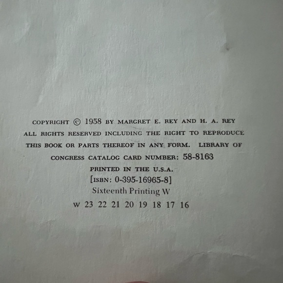 Curious George Flies A Kite by Margaret Rey pictures by HA Rey Vintage - Picture 6 of 9